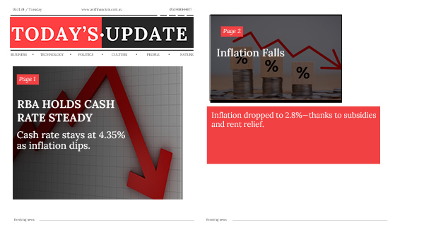 RBA Decides to Keep the Cash Rate Unchanged