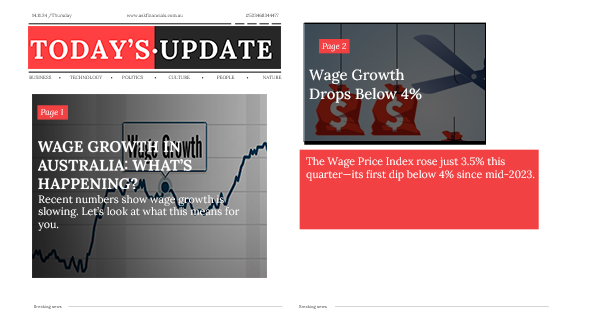 Wage Growth in Australia Slows Down: Here’s What It Could Mean for Interest Rates and Your Wallet